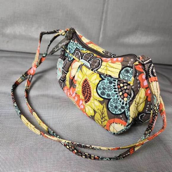 Vera Bradley small quilted fabric purse / crossbody bag - Picture 3 of 6